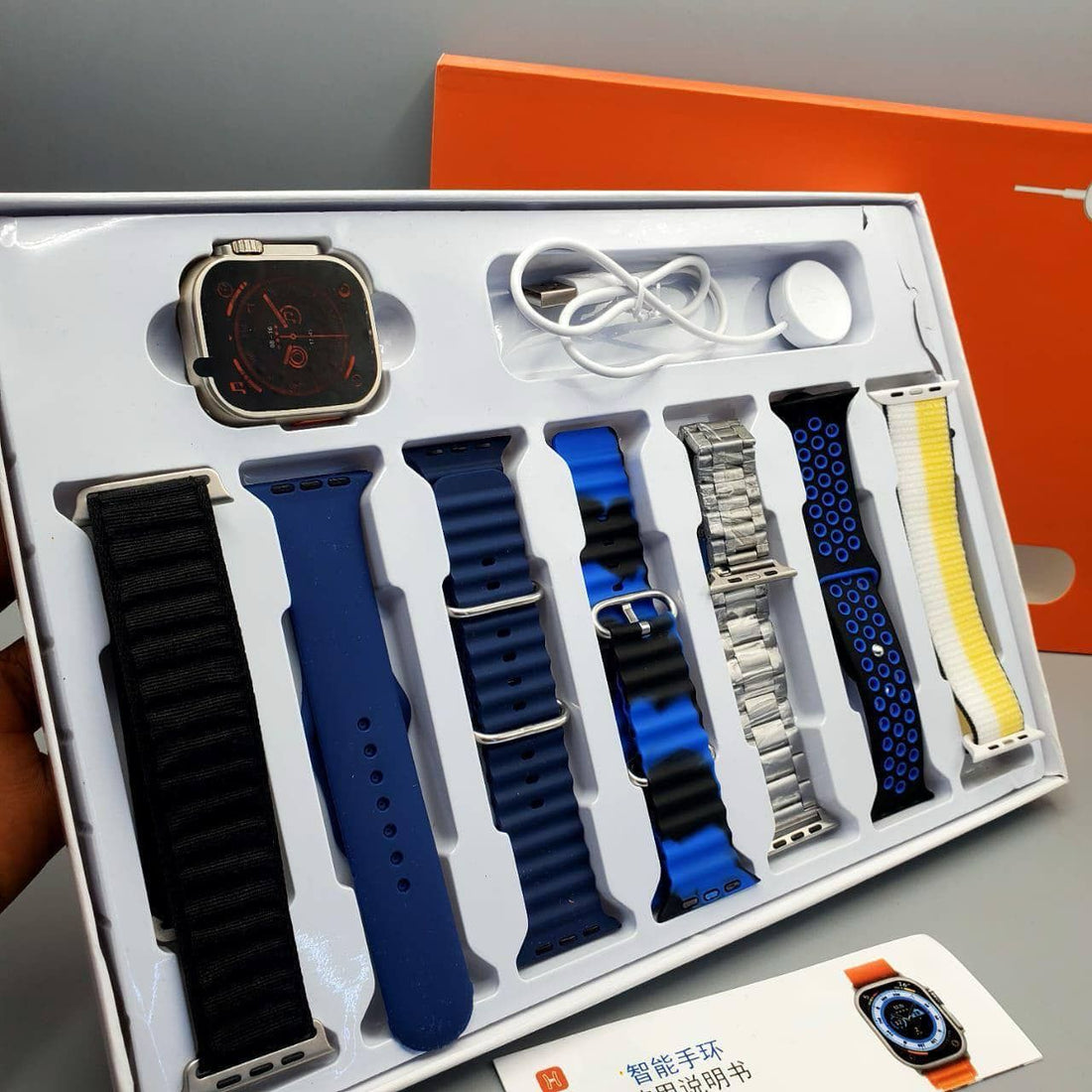 Ultra Smart Watch 7 In 1 Straps Full Touch Screen