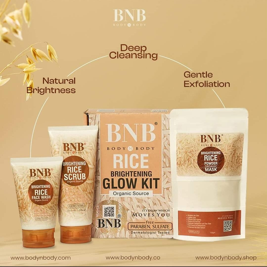 Brightening Rice Extract Facial Kit